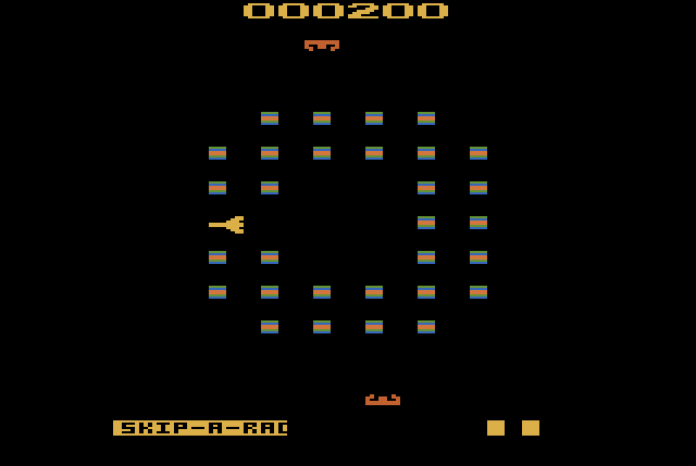 Solar Fox - Atari 2600 game screenshot (1983) by CBS Toys